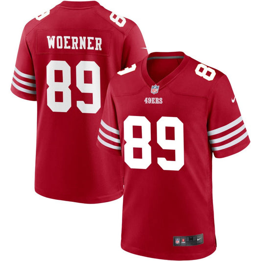 Charlie Woerner San Francisco 49ers Nike Youth Game Jersey - Scarlet