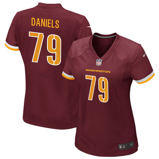 Braeden Daniels Washington Commanders Nike Women's Game Player Jersey - Burgundy