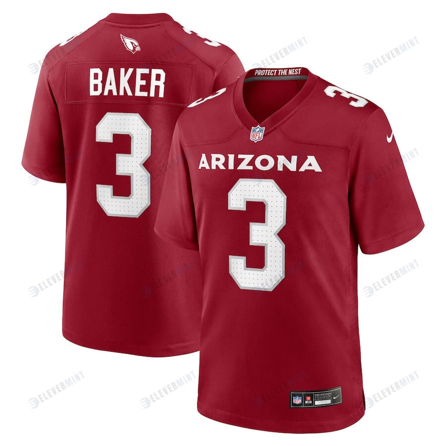 Budda Baker 3 Arizona Cardinals Men Game Jersey - Cardinal