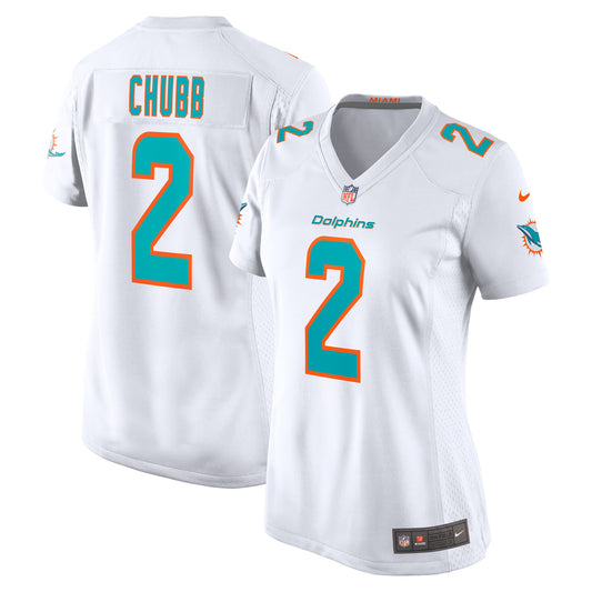 Bradley Chubb Miami Dolphins Nike Women's Game Player Jersey - White