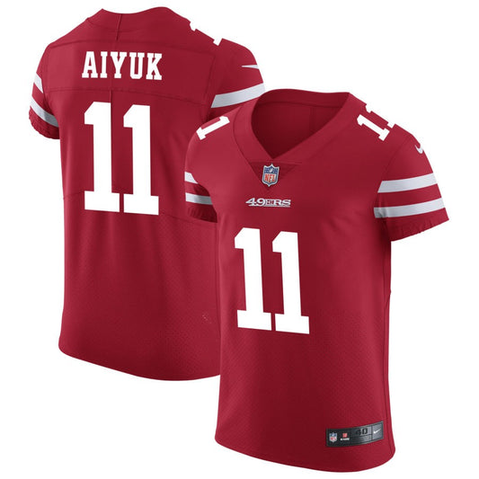 Brandon Aiyuk San Francisco 49ers Nike Vapor Untouchable Elite Jersey - Scarlet