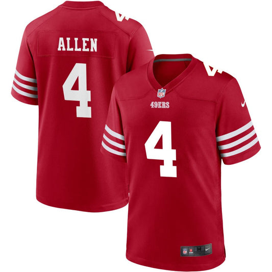 Brandon Allen San Francisco 49ers Nike Youth Game Jersey - Scarlet