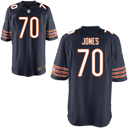 Braxton Jones Chicago Bears Nike Youth Game Jersey - Navy