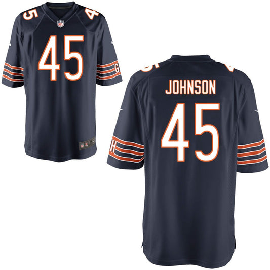 Buddy Johnson Chicago Bears Nike Youth Game Jersey - Navy