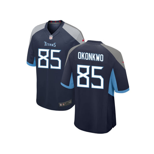 Chigoziem Okonkwo Tennessee Titans Nike Youth Game Jersey - Navy