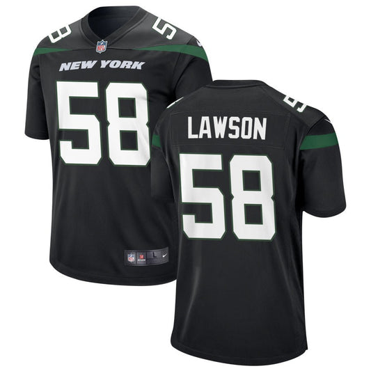 Carl Lawson New York Jets Nike Alternate Game Jersey - Stealth Black