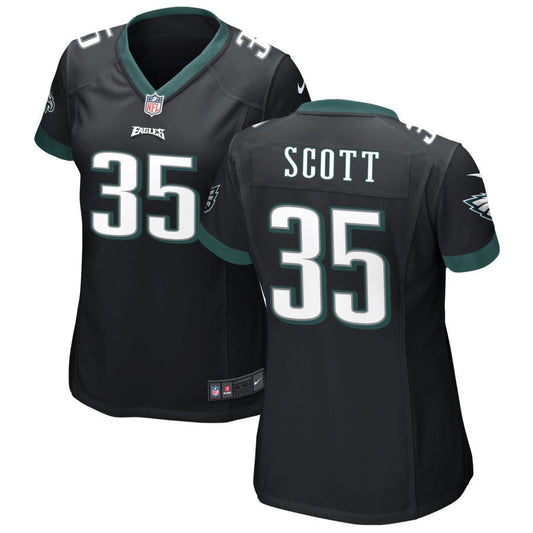 Boston Scott Philadelphia Eagles Nike Women's Alternate Game Jersey - Black