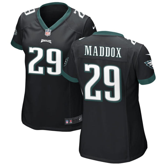 Avonte Maddox Philadelphia Eagles Nike Women's Alternate Game Jersey - Black