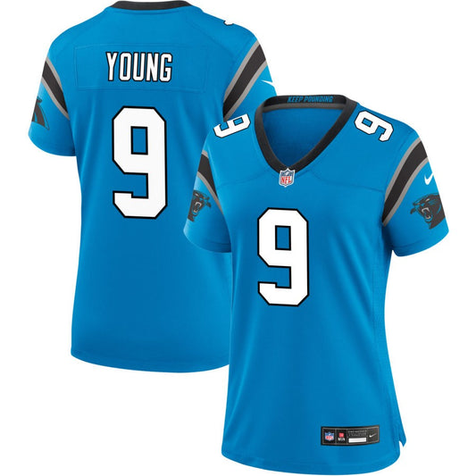 Bryce Young  Carolina Panthers Nike Women's Alternate Game Jersey - Blue