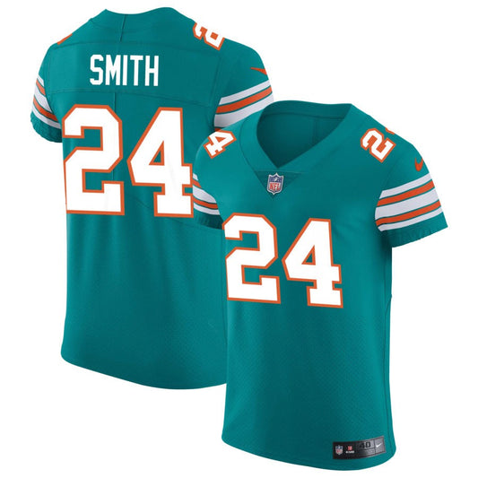 Cam Smith Miami Dolphins Nike Elite Vapor Untouchable Jersey - Aqua