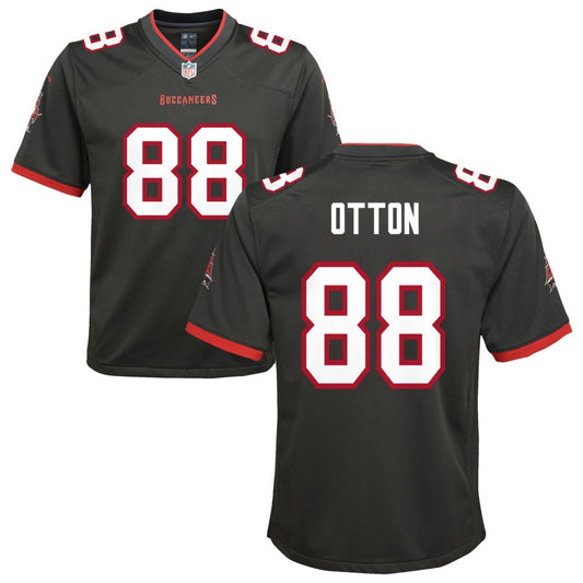 Cade Otton Tampa Bay Buccaneers Nike Youth Alternate Game Jersey - Pewter