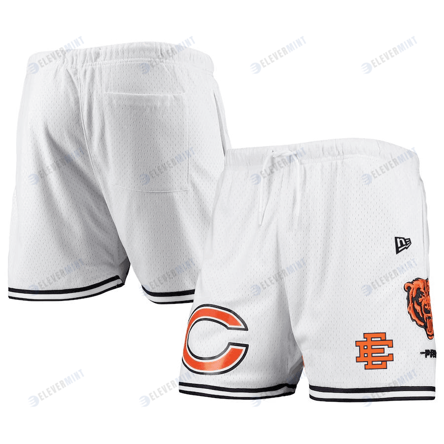 Chicago Bears Team White/Black Mesh Shorts - Men