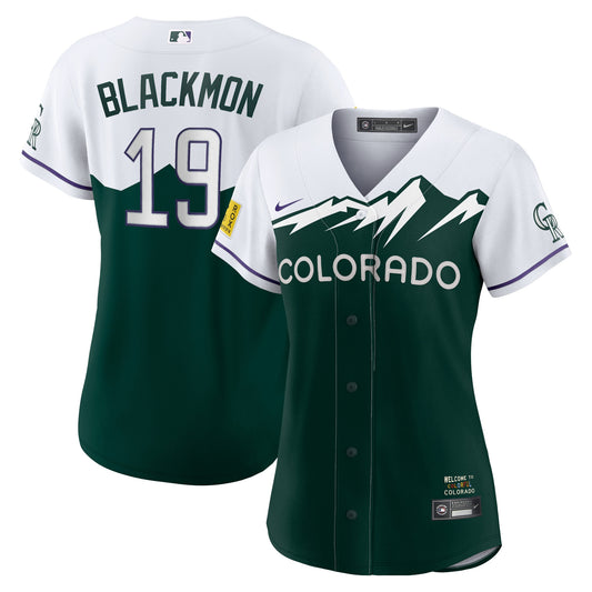 Charlie Blackmon Colorado Rockies Nike Women's 2022 City Connect Replica Player Jersey - Green