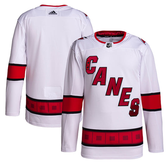 Carolina Hurricanes adidas Away Primegreen Authentic Pro Jersey - White