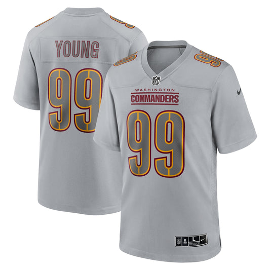 Chase Young Washington Commanders Nike Atmosphere Fashion Game Jersey - Gray