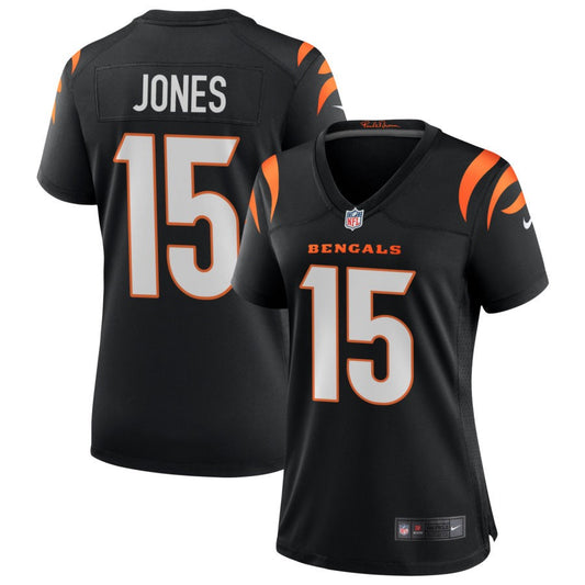 Charlie Jones Cincinnati Bengals Nike Women's Game Jersey - Black