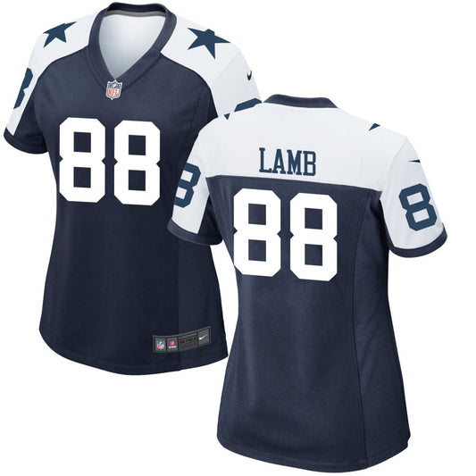 CeeDee Lamb Dallas Cowboys Nike Women's Alternate Game Jersey - Navy