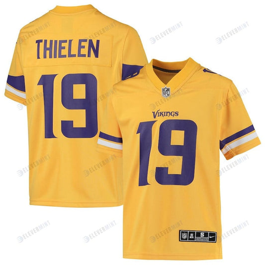 Adam Thielen Minnesota Vikings Youth Inverted Team Game Jersey - Gold