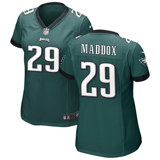 Avonte Maddox Philadelphia Eagles Nike Women's Game Jersey - Midnight Green