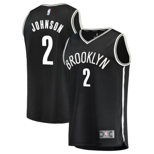 Cameron Johnson Brooklyn Nets Fanatics Branded Youth Fast Break Replica Jersey Black - Icon Edition