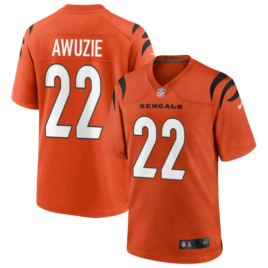 Chidobe Awuzie Cincinnati Bengals Nike Alternate Game Jersey - Orange