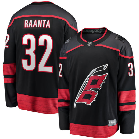 Antti Raanta Carolina Hurricanes Fanatics Branded Home Breakaway Player Jersey - Black