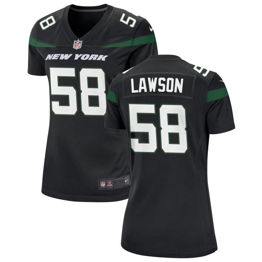 Carl Lawson New York Jets Nike Women's Alternate Game Jersey - Stealth Black