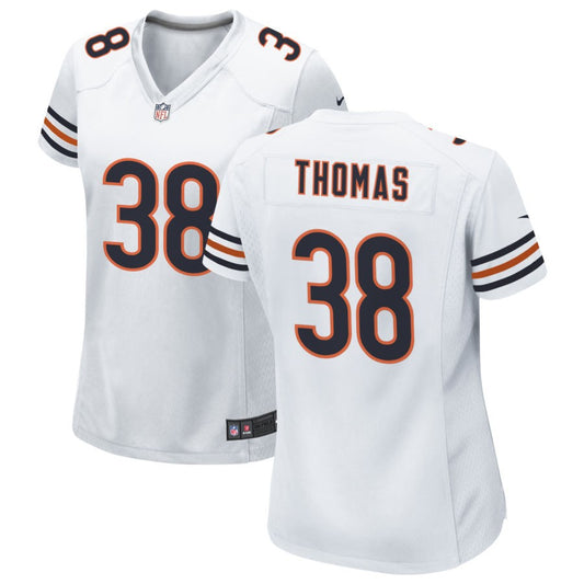 A.J. Thomas Chicago Bears Nike Women's Game Jersey - White