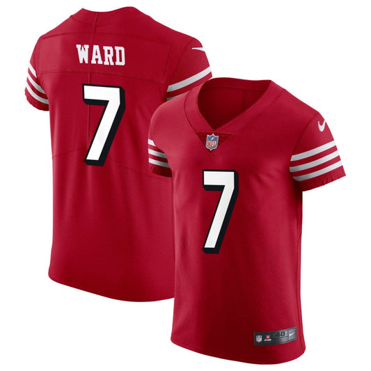 Charvarius Ward San Francisco 49ers Nike Alternate Vapor Elite Jersey - Scarlet