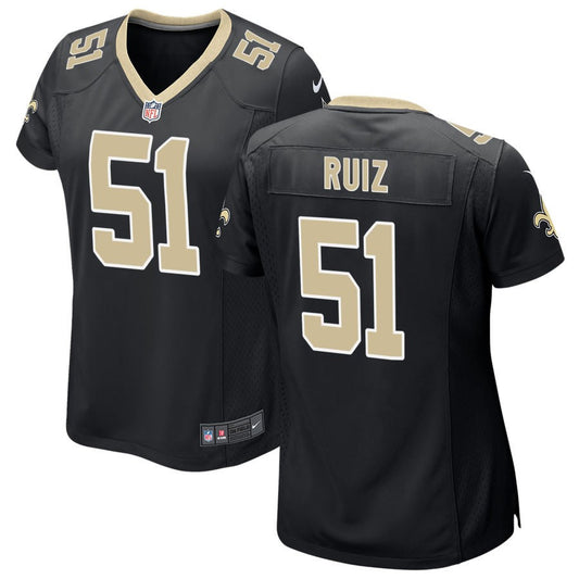 Cesar Ruiz New Orleans Saints Nike Women's Game Jersey - Black