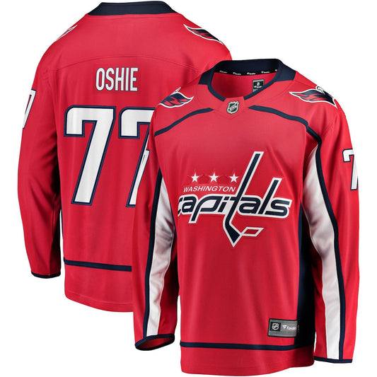 Boys' Grade School TJ Oshie Fanatics Capitals Home Breakaway Jersey - Red