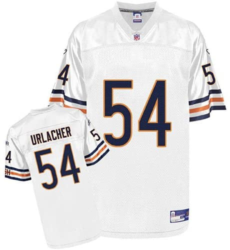 Chicago Bears Brian Urlacher Reebok Replica White Jersey