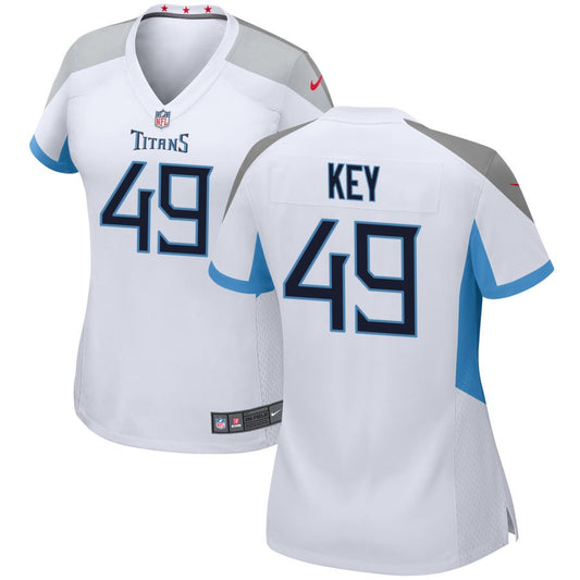 Arden Key Tennessee Titans Nike Women's Game Jersey - White