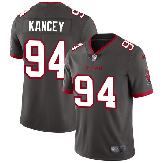 Calijah Kancey Tampa Bay Buccaneers Nike Vapor Untouchable Elite Alternate Jersey - Pewter