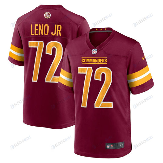 Charles Leno Jr. 72 Washington Commanders Home Game Player Jersey - Burgundy