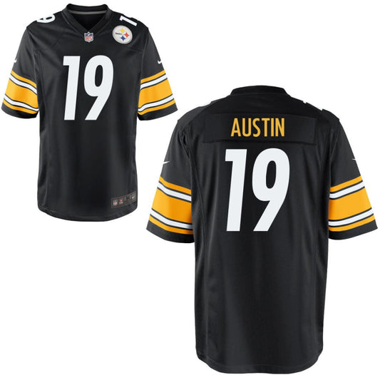 Calvin Austin Pittsburgh Steelers Nike Youth Game Jersey - Black