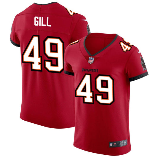 Cam Gill Tampa Bay Buccaneers Nike Vapor Elite Jersey - Red