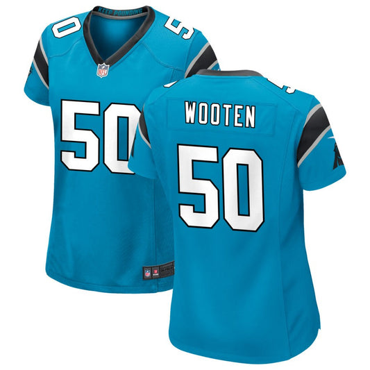 Chandler Wooten Carolina Panthers Nike Women's Alternate Game Jersey - Blue