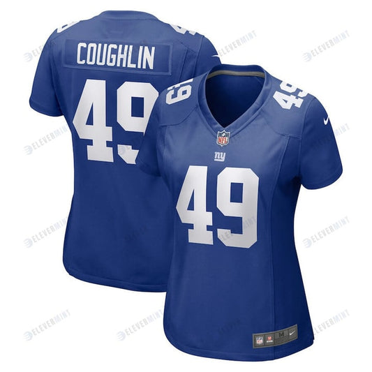 Carter Coughlin 49 New York Giants Women Game Jersey - Royal