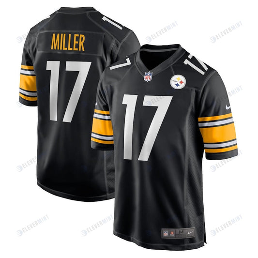 Anthony Miller 17 Pittsburgh Steelers Men's Game Jersey - Black