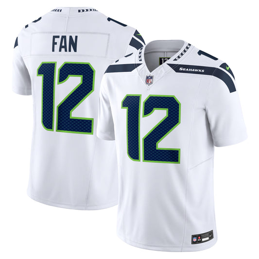 12s Seattle Seahawks Nike Vapor F.U.S.E. Limited Jersey - White