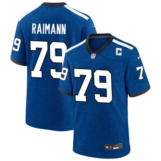 Bernhard Raimann  Indiana Nights Indianapolis Colts Nike Alternate Game Jersey - Blue