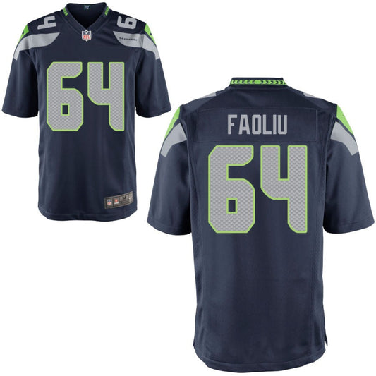 Austin Faoliu Seattle Seahawks Nike Youth Game Jersey - College Navy