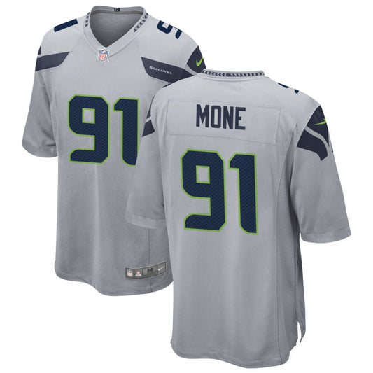 Bryan Mone Seattle Seahawks Nike Alternate Game Jersey - Gray