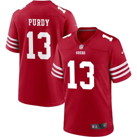 Brock Purdy San Francisco 49ers Nike Youth Game Jersey - Scarlet