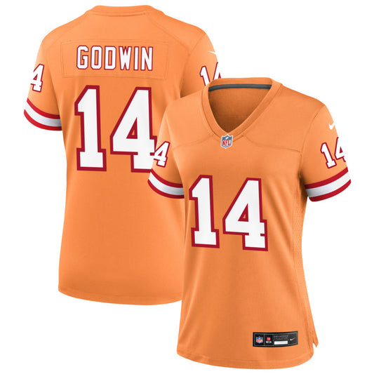 Chris Godwin Tampa Bay Buccaneers Nike Women's Throwback Game Jersey - Orange