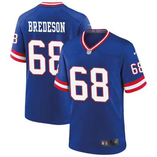 Ben Bredeson New York Giants Nike Classic Game Jersey - Royal