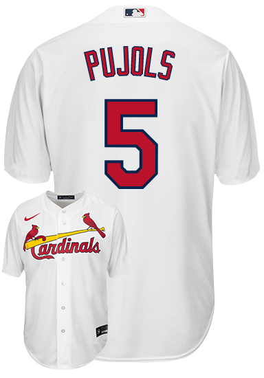 Albert Pujols Youth Jersey - St Louis Cardinals Replica Kids Home Jersey