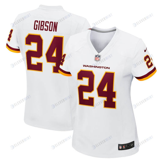 Antonio Gibson 24 Washington Commanders Football Team Game Women Jersey - White