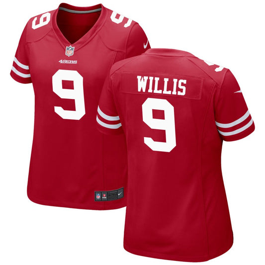 Brayden Willis San Francisco 49ers Nike Women's Game Jersey - Scarlet